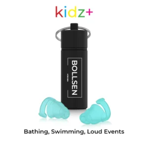 Kidz+ Earplugs for Children - Bathing, Swimming, Loud Events