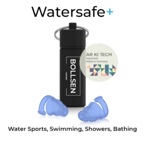 Watersafe+ earplugs with AR KI Tech Measuring - Water sports, Swimming, Showers, Bathing